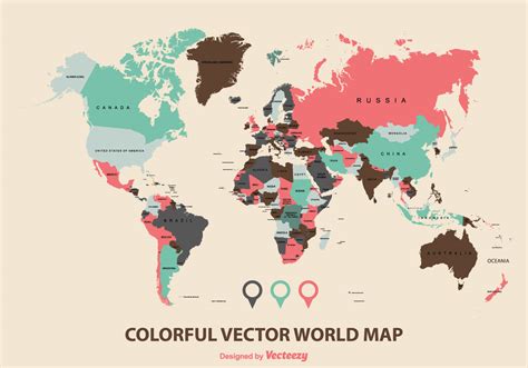 免費世界地圖|Free Vector Maps 免費下載世界地圖向量圖格式，含各國家國土。